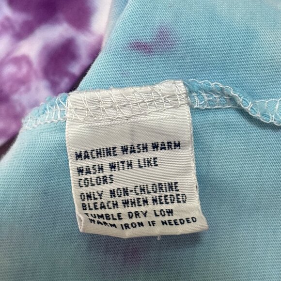 Vtg Polo Ralph Lauren Shirt Mens L Tie Dye Swirl Pony Tee Single Stitch Preppy - Picture 7 of 11